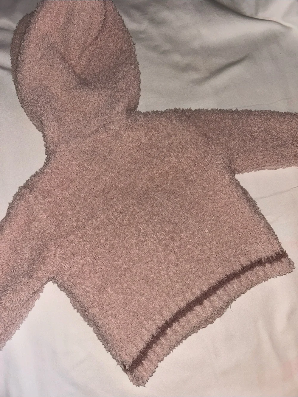 Barefoot Dreams Plush Hooded Zip-Up in Blush